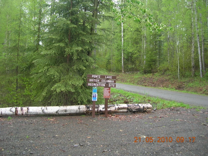 Photo: Recreation Sites and Trails BC. © Province of British Columbia, licensed under the Open Government Licence – British Columbia. Pentz Lake, photo 11