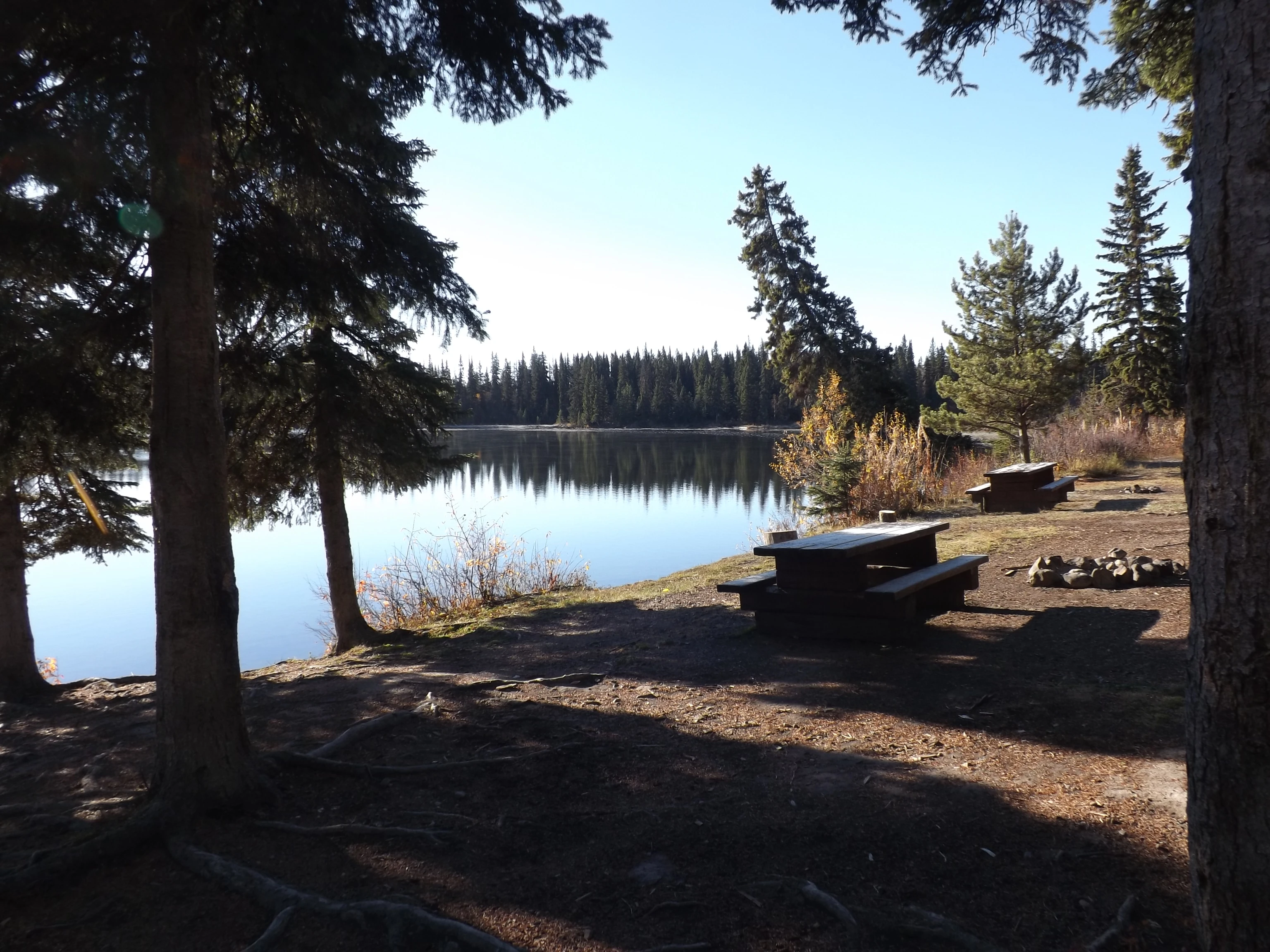 Photo: Recreation Sites and Trails BC. © Province of British Columbia, licensed under the Open Government Licence – British Columbia. Cobb Lake, photo 2