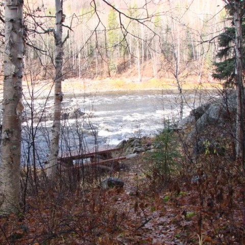 Photo: Recreation Sites and Trails BC. © Province of British Columbia, licensed under the Open Government Licence – British Columbia. Lower Nation Falls