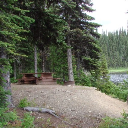Photo: Recreation Sites and Trails BC. © Province of British Columbia, licensed under the Open Government Licence – British Columbia. Robinson Lake