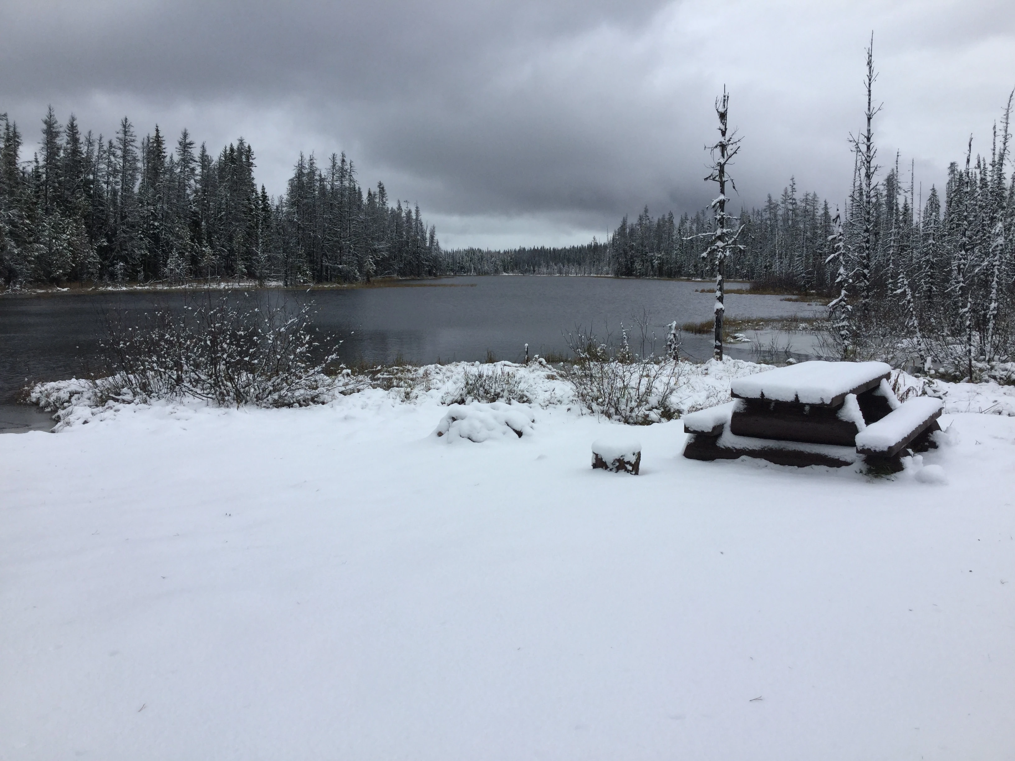 Photo: Recreation Sites and Trails BC. © Province of British Columbia, licensed under the Open Government Licence – British Columbia. Ejas Lake, photo 2