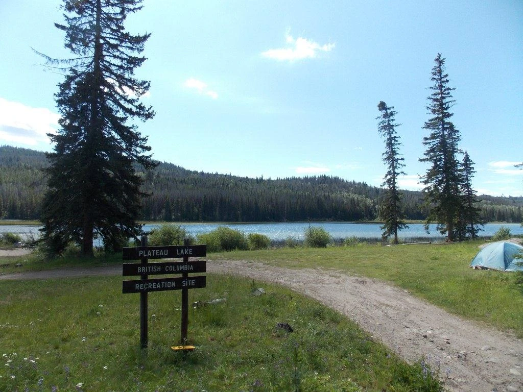 Photo: Recreation Sites and Trails BC. © Province of British Columbia, licensed under the Open Government Licence – British Columbia. Plateau Lake, photo 9