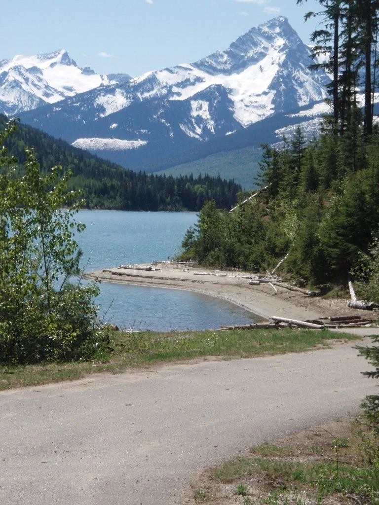 Photo: Recreation Sites and Trails BC. © Province of British Columbia, licensed under the Open Government Licence – British Columbia. Downie Creek, photo 2