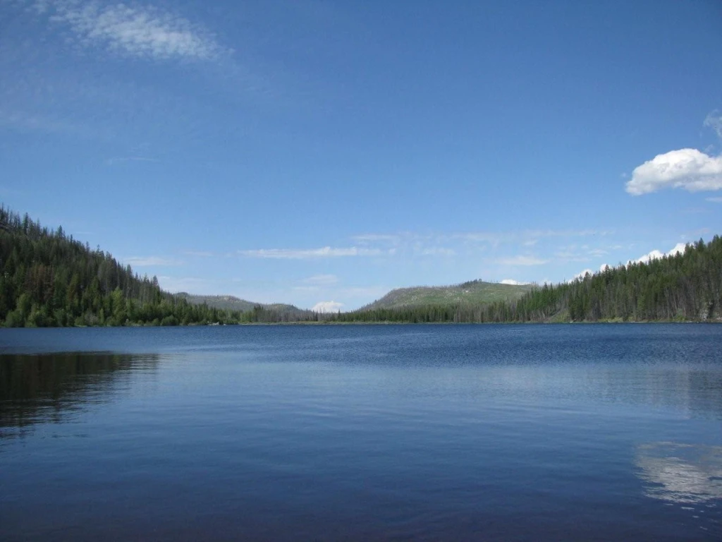 Photo: Recreation Sites and Trails BC. © Province of British Columbia, licensed under the Open Government Licence – British Columbia. Chute Lake, photo 2