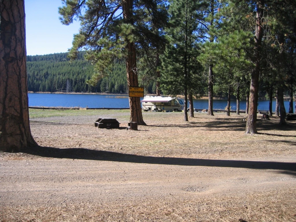 Photo: Recreation Sites and Trails BC. © Province of British Columbia, licensed under the Open Government Licence – British Columbia. Davis Lake, photo 7