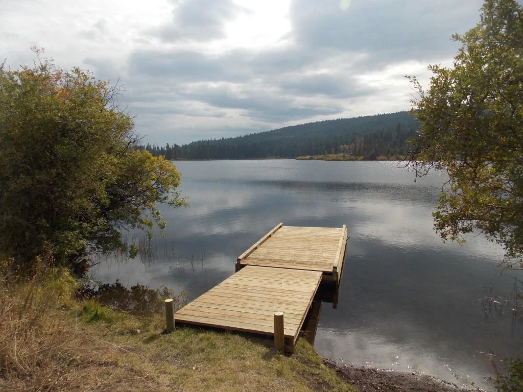 Photo: Recreation Sites and Trails BC. © Province of British Columbia, licensed under the Open Government Licence – British Columbia. Boss Lake, photo 4