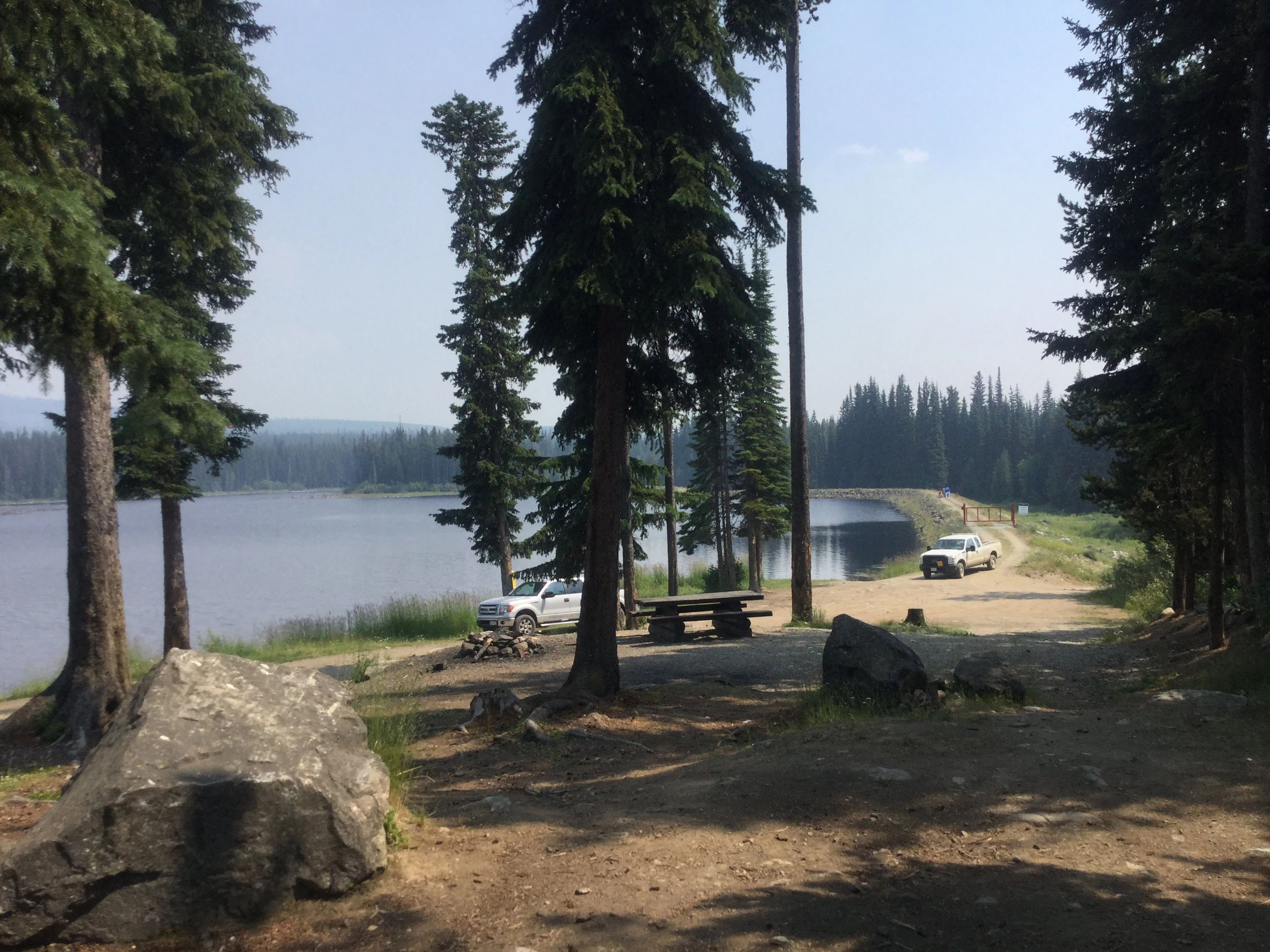 Photo: Recreation Sites and Trails BC. © Province of British Columbia, licensed under the Open Government Licence – British Columbia. James Lake