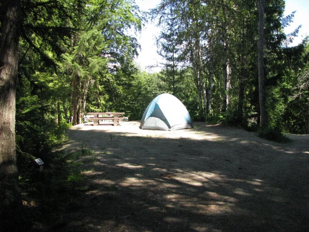 Photo: Recreation Sites and Trails BC. © Province of British Columbia, licensed under the Open Government Licence – British Columbia. Hidden Lake, photo 9