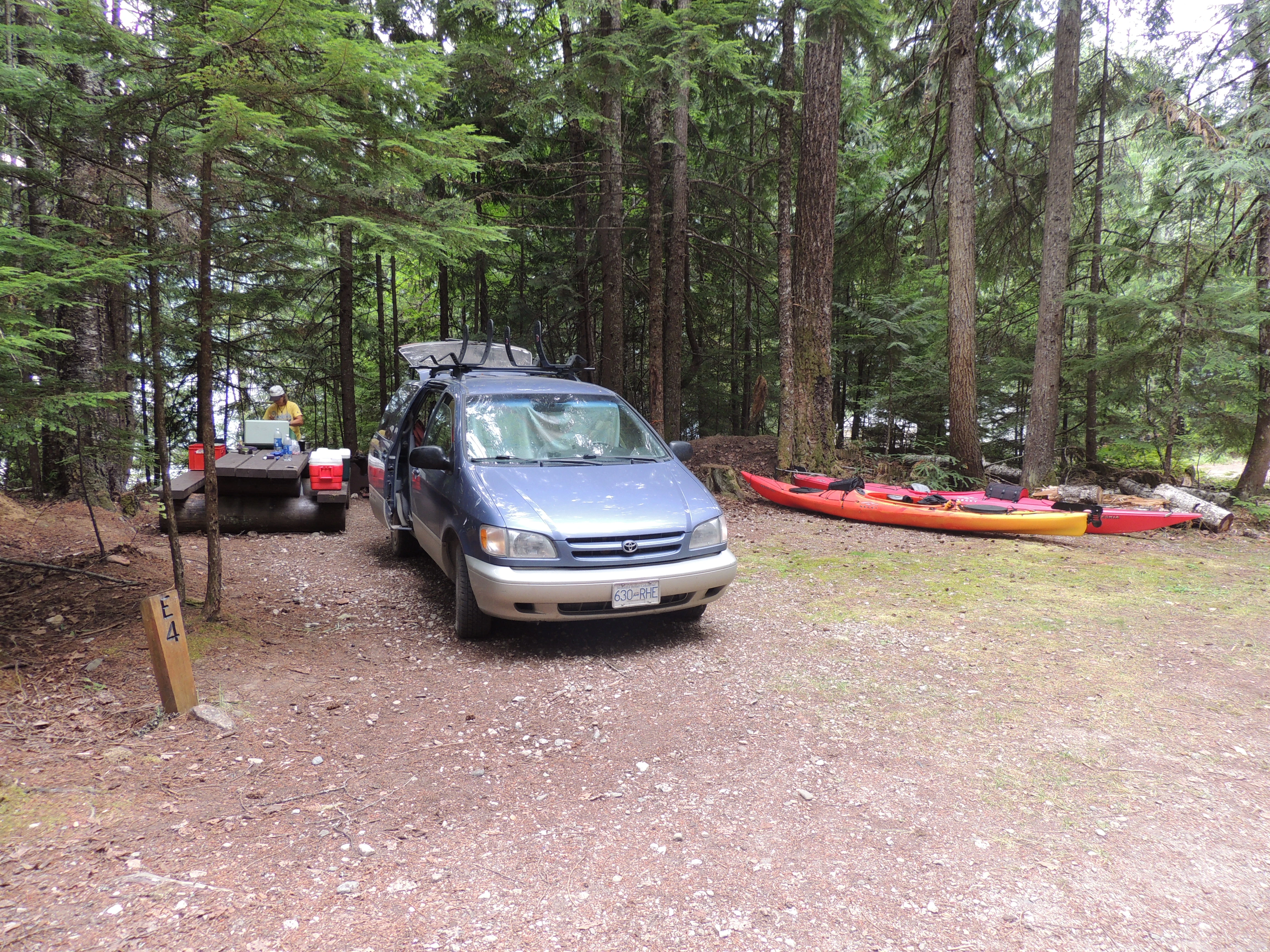 Photo: Recreation Sites and Trails BC. © Province of British Columbia, licensed under the Open Government Licence – British Columbia. Noisy Creek, photo 11