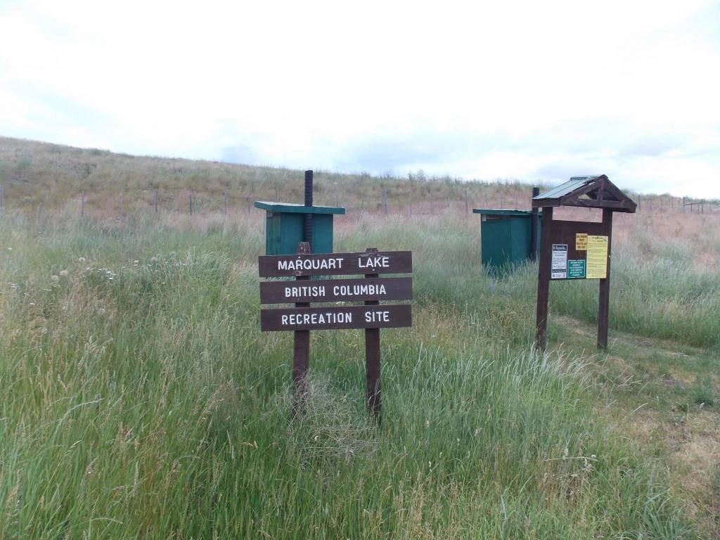 Photo: Recreation Sites and Trails BC. © Province of British Columbia, licensed under the Open Government Licence – British Columbia. Marquart Lake, photo 4
