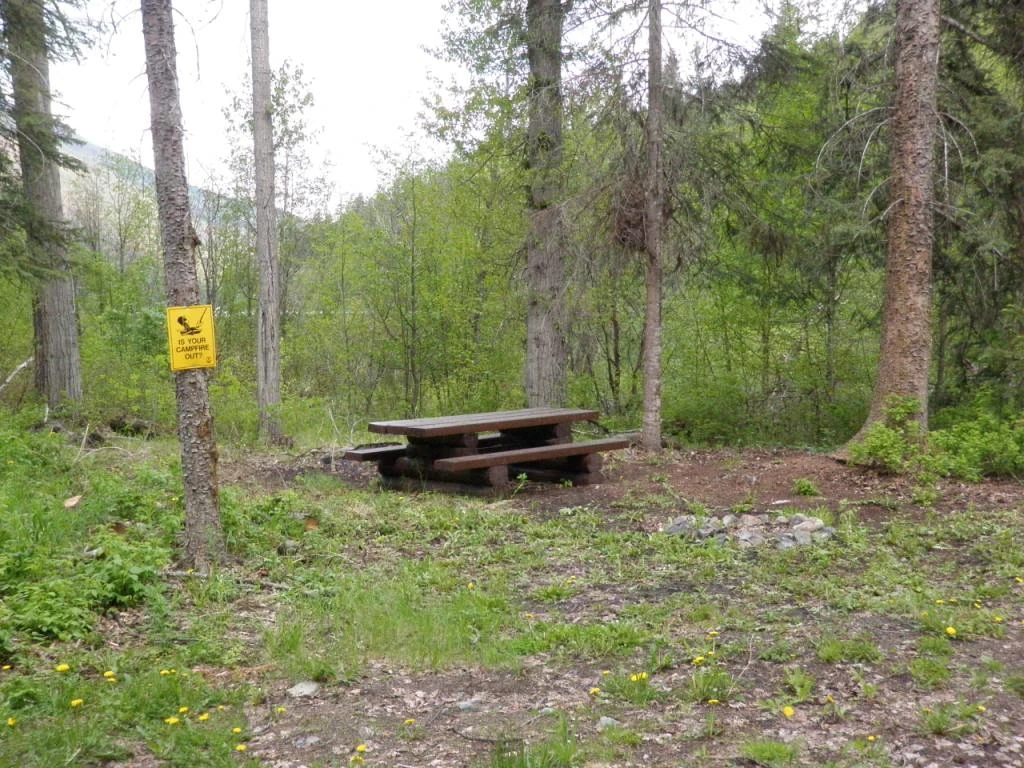 Photo: Recreation Sites and Trails BC. © Province of British Columbia, licensed under the Open Government Licence – British Columbia. Marshall Creek, photo 6