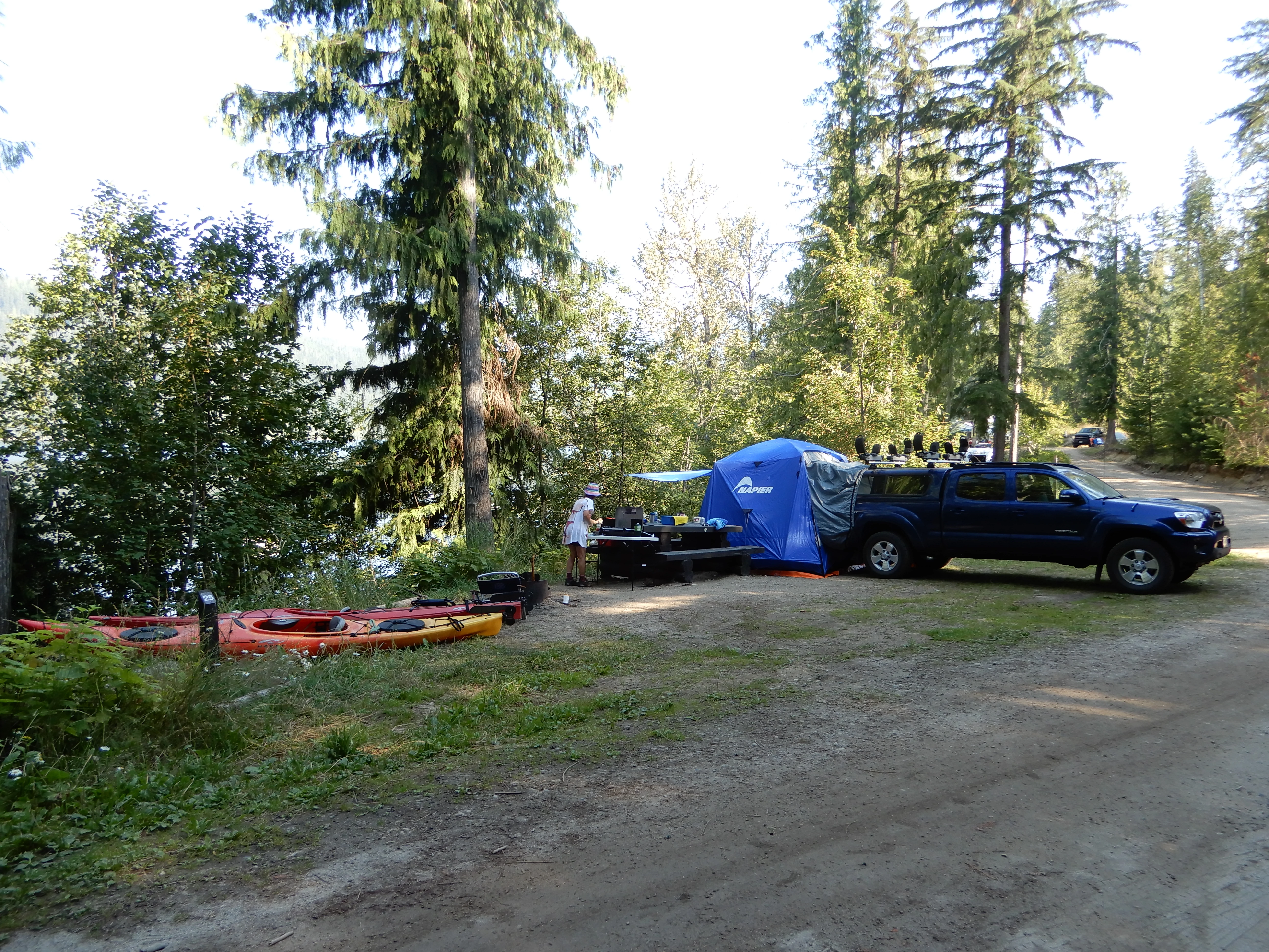 Photo: Recreation Sites and Trails BC. © Province of British Columbia, licensed under the Open Government Licence – British Columbia. Cottonwood Beach, photo 2