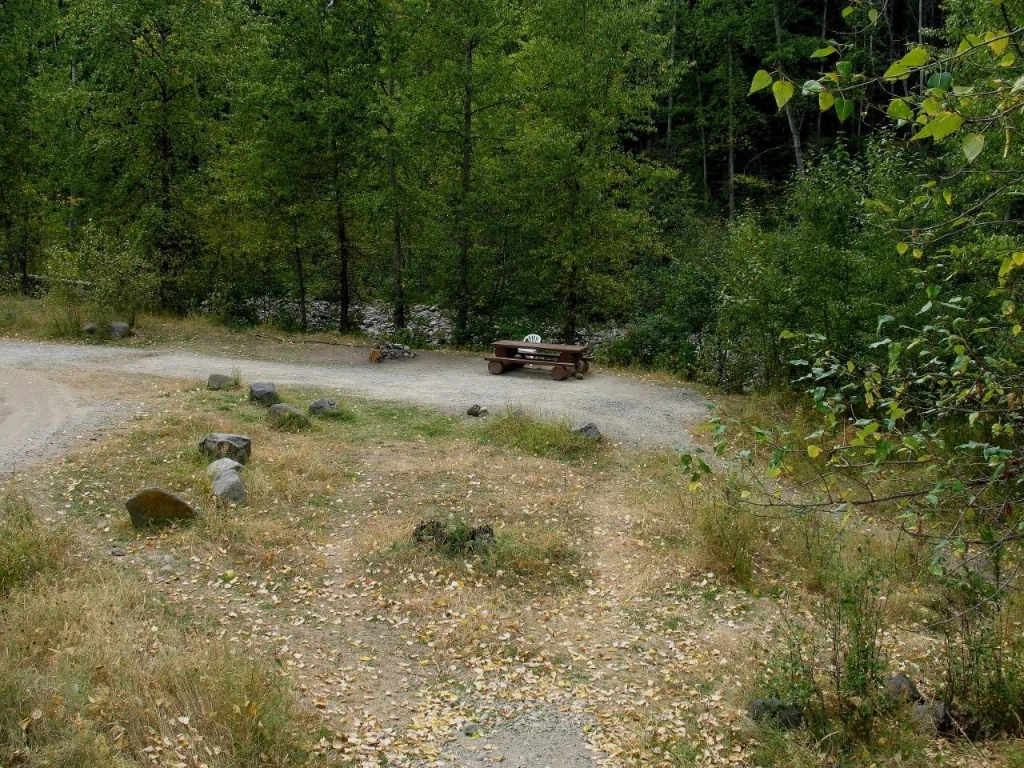 Photo: Recreation Sites and Trails BC. © Province of British Columbia, licensed under the Open Government Licence – British Columbia. Canuck Creek Site