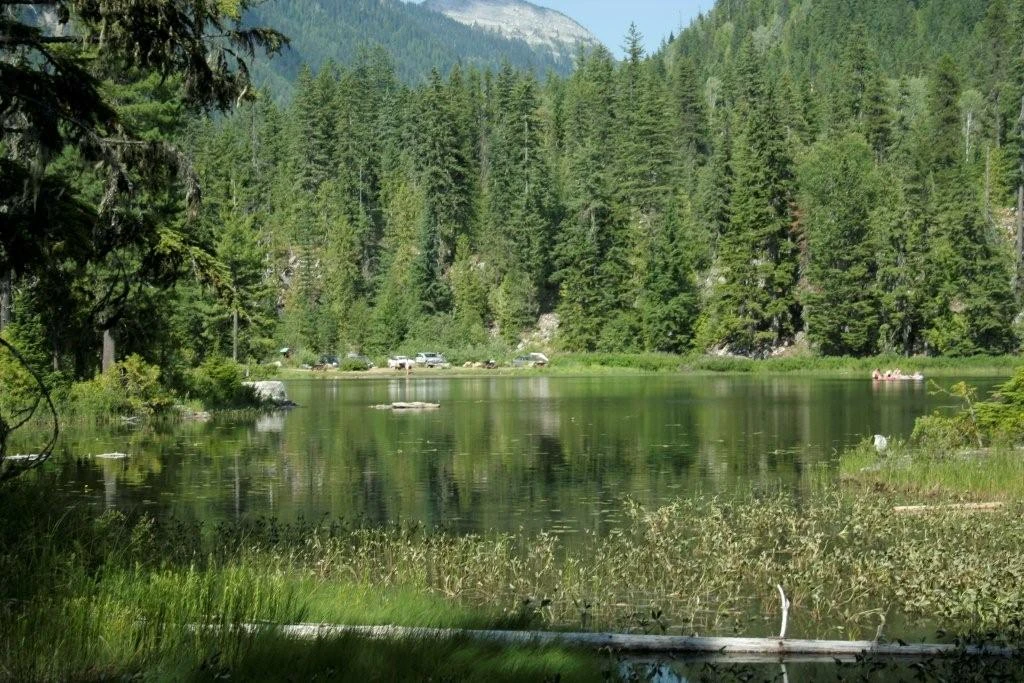 Photo: Recreation Sites and Trails BC. © Province of British Columbia, licensed under the Open Government Licence – British Columbia. Echo Lake, photo 2