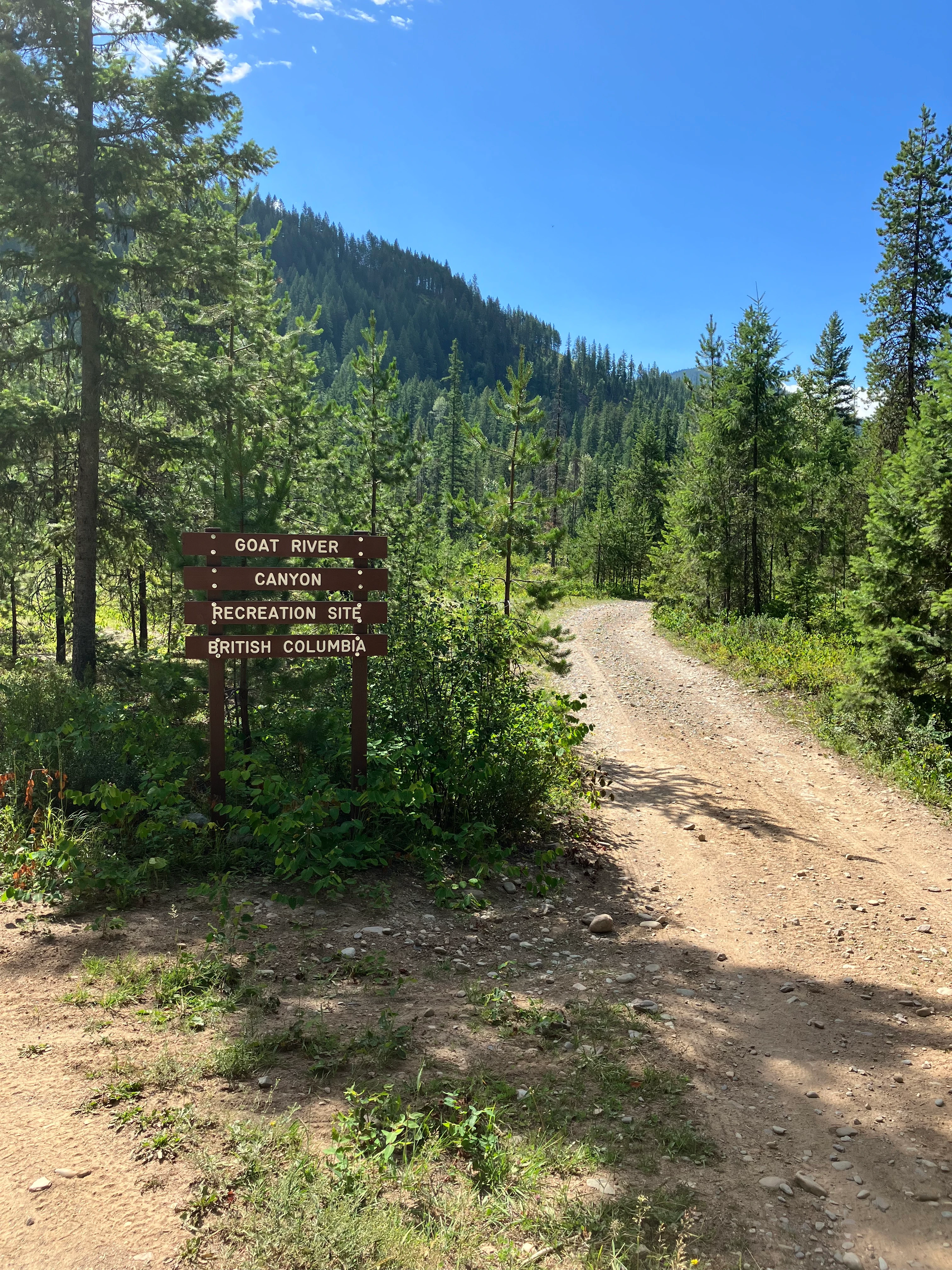 Photo: Recreation Sites and Trails BC. © Province of British Columbia, licensed under the Open Government Licence – British Columbia. Goat River Canyon, photo 6