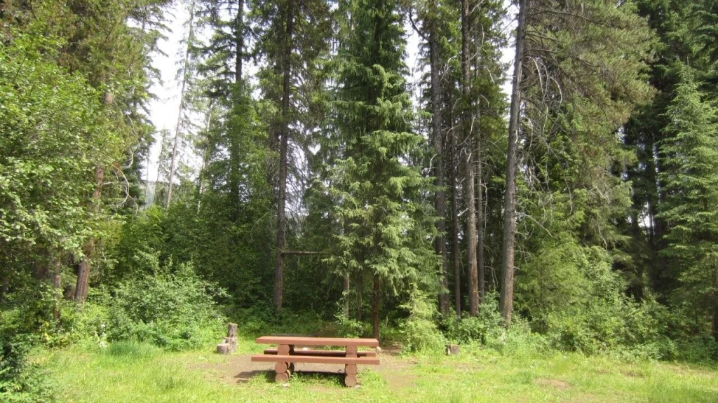 Photo: Recreation Sites and Trails BC. © Province of British Columbia, licensed under the Open Government Licence – British Columbia. Bluejoint Creek, photo 2