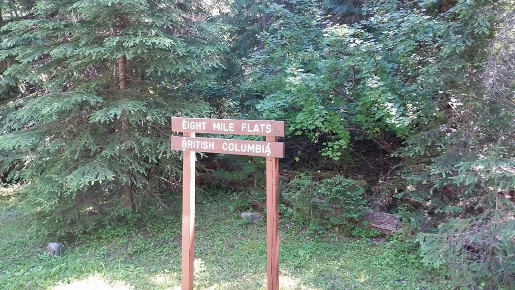 Photo: Recreation Sites and Trails BC. © Province of British Columbia, licensed under the Open Government Licence – British Columbia. Eight Mile Flats, photo 4