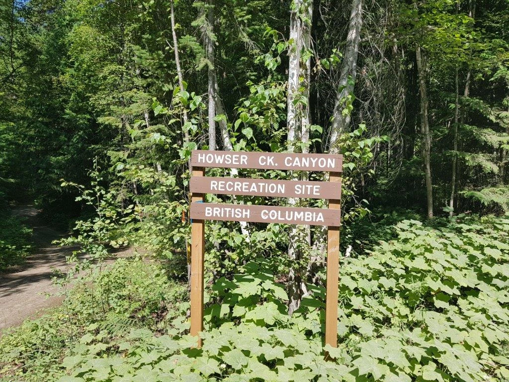 Photo: Recreation Sites and Trails BC. © Province of British Columbia, licensed under the Open Government Licence – British Columbia. Howser Cr Canyon, photo 4