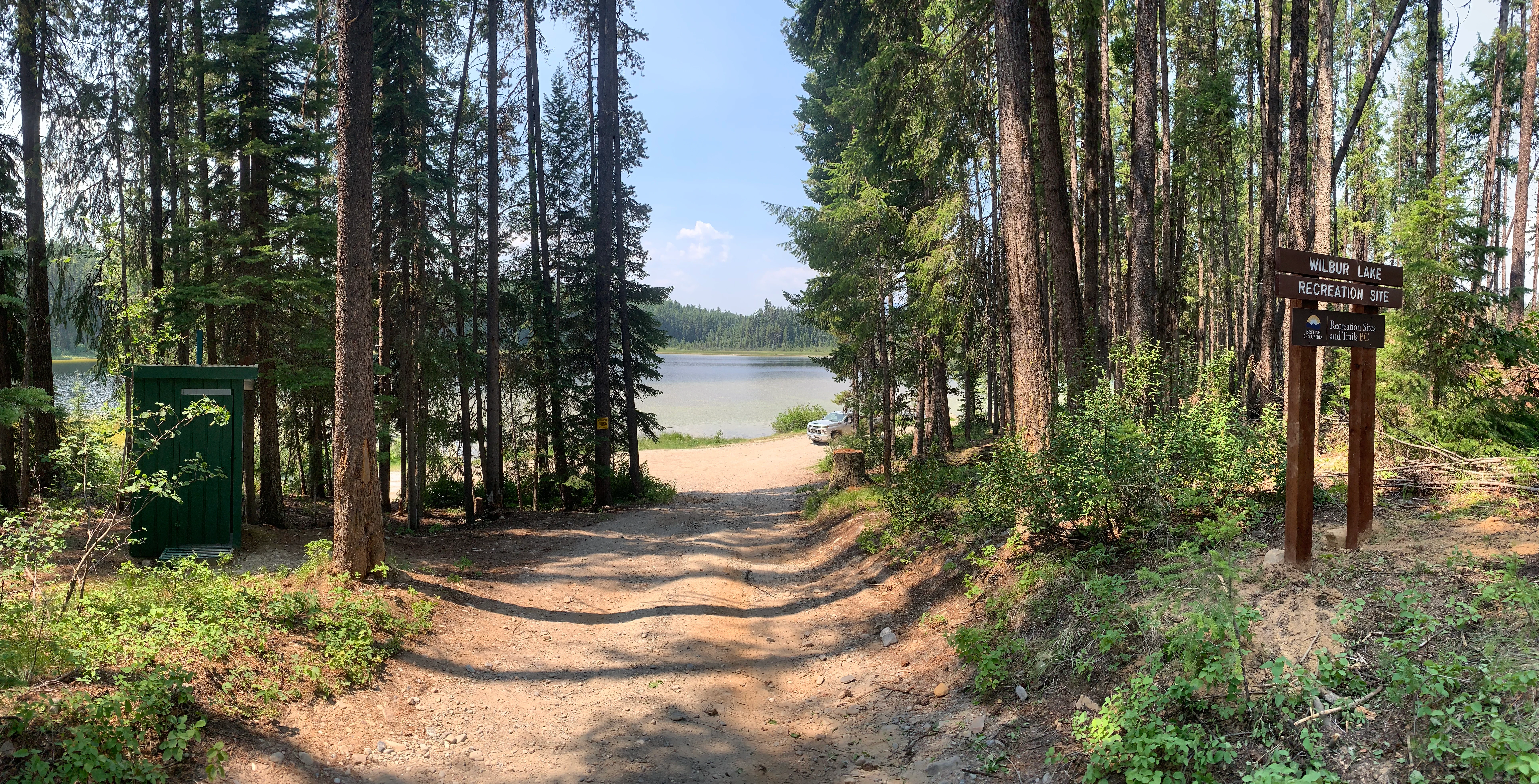 Photo: Recreation Sites and Trails BC. © Province of British Columbia, licensed under the Open Government Licence – British Columbia. Wilbur Lake, photo 3
