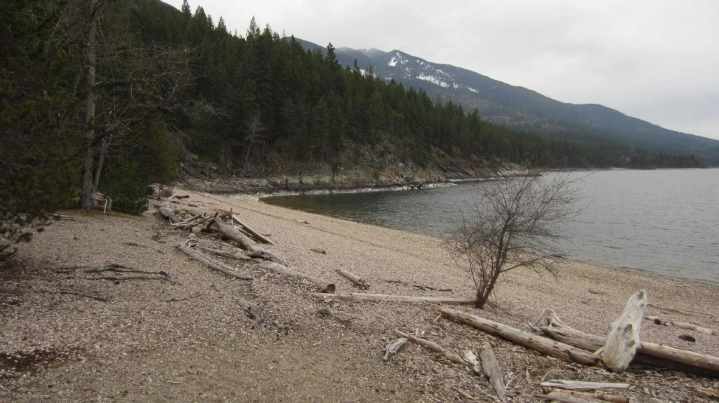Photo: Recreation Sites and Trails BC. © Province of British Columbia, licensed under the Open Government Licence – British Columbia. Pebble Beach, photo 4