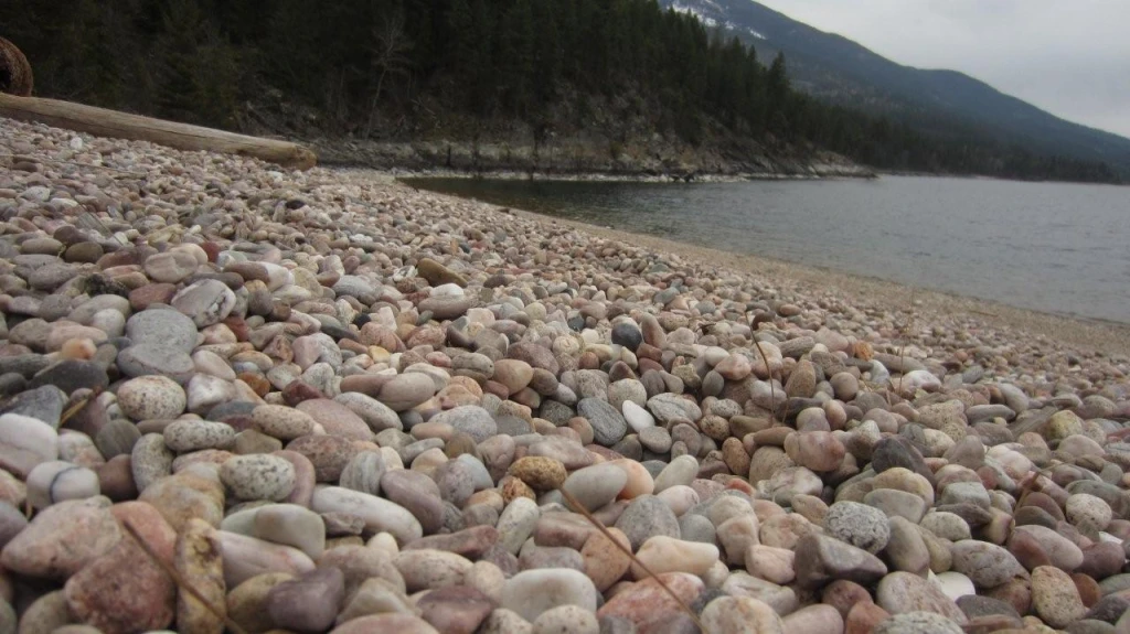 Photo: Recreation Sites and Trails BC. © Province of British Columbia, licensed under the Open Government Licence – British Columbia. Pebble Beach, photo 5