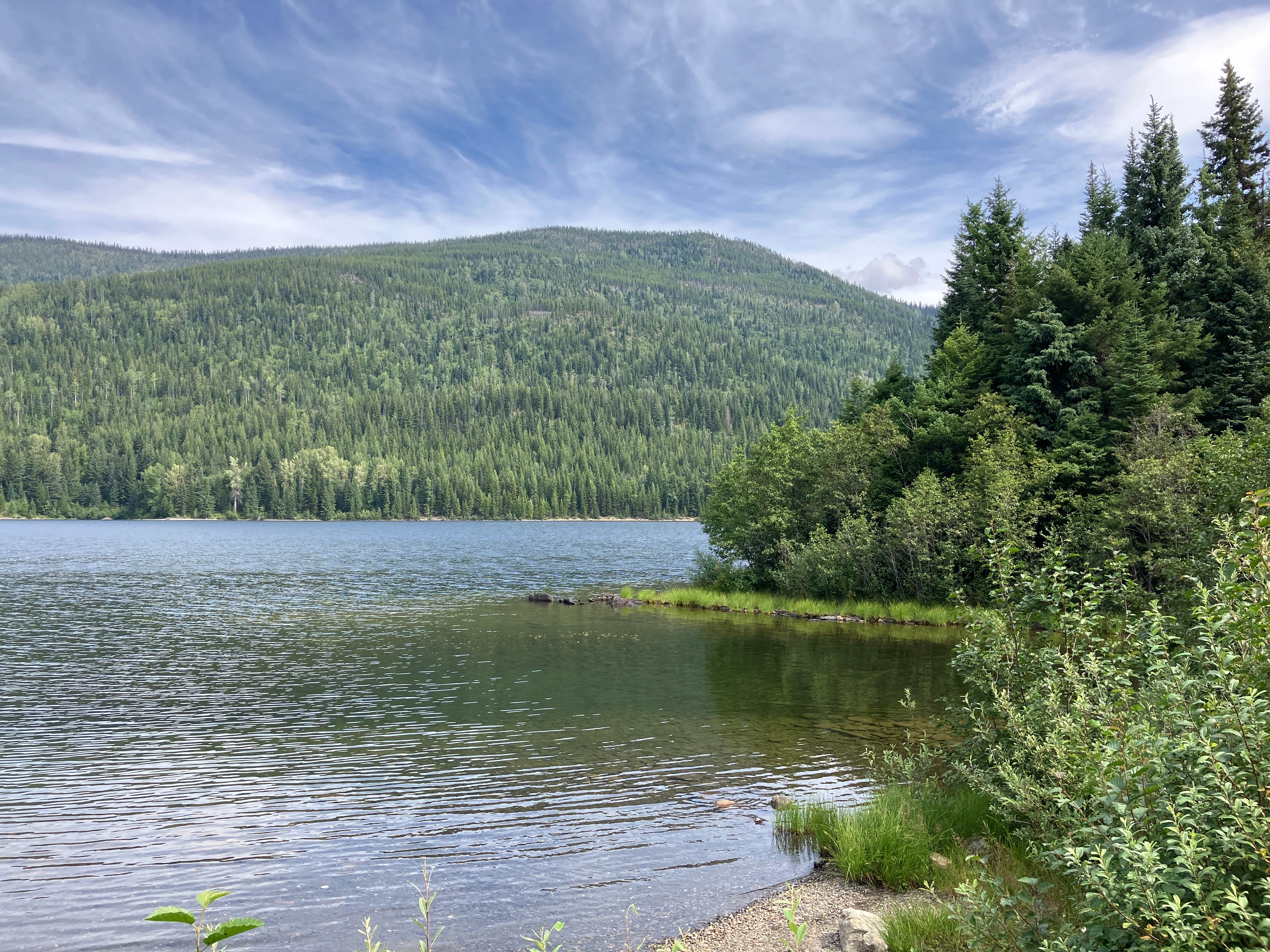 Photo: Recreation Sites and Trails BC. © Province of British Columbia, licensed under the Open Government Licence – British Columbia. Spanish Lake, photo 6
