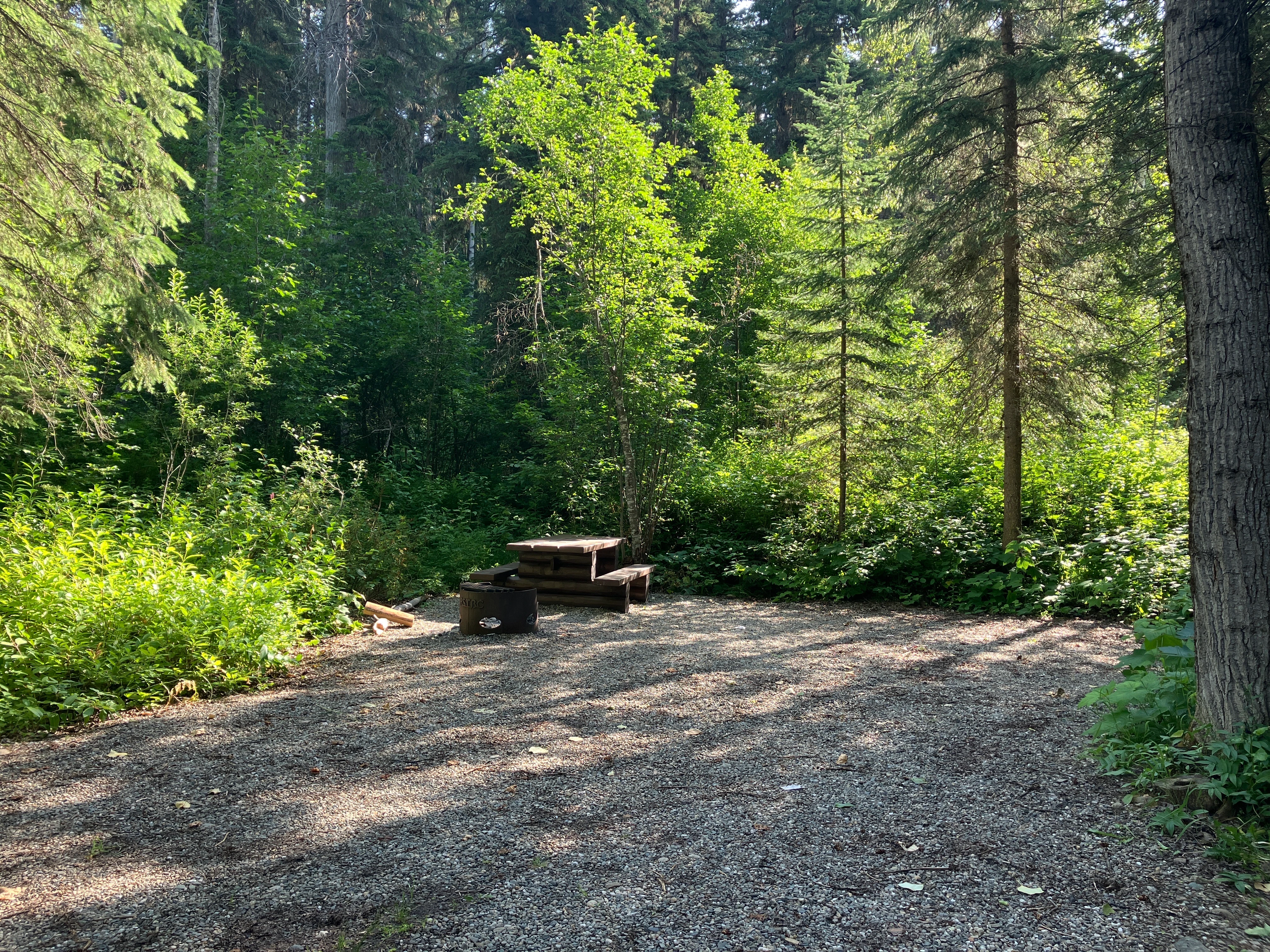 Photo: Recreation Sites and Trails BC. © Province of British Columbia, licensed under the Open Government Licence – British Columbia. Lightning Creek, photo 4