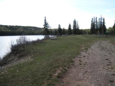 Photo: Recreation Sites and Trails BC. © Province of British Columbia, licensed under the Open Government Licence – British Columbia. Batnuni Lake East