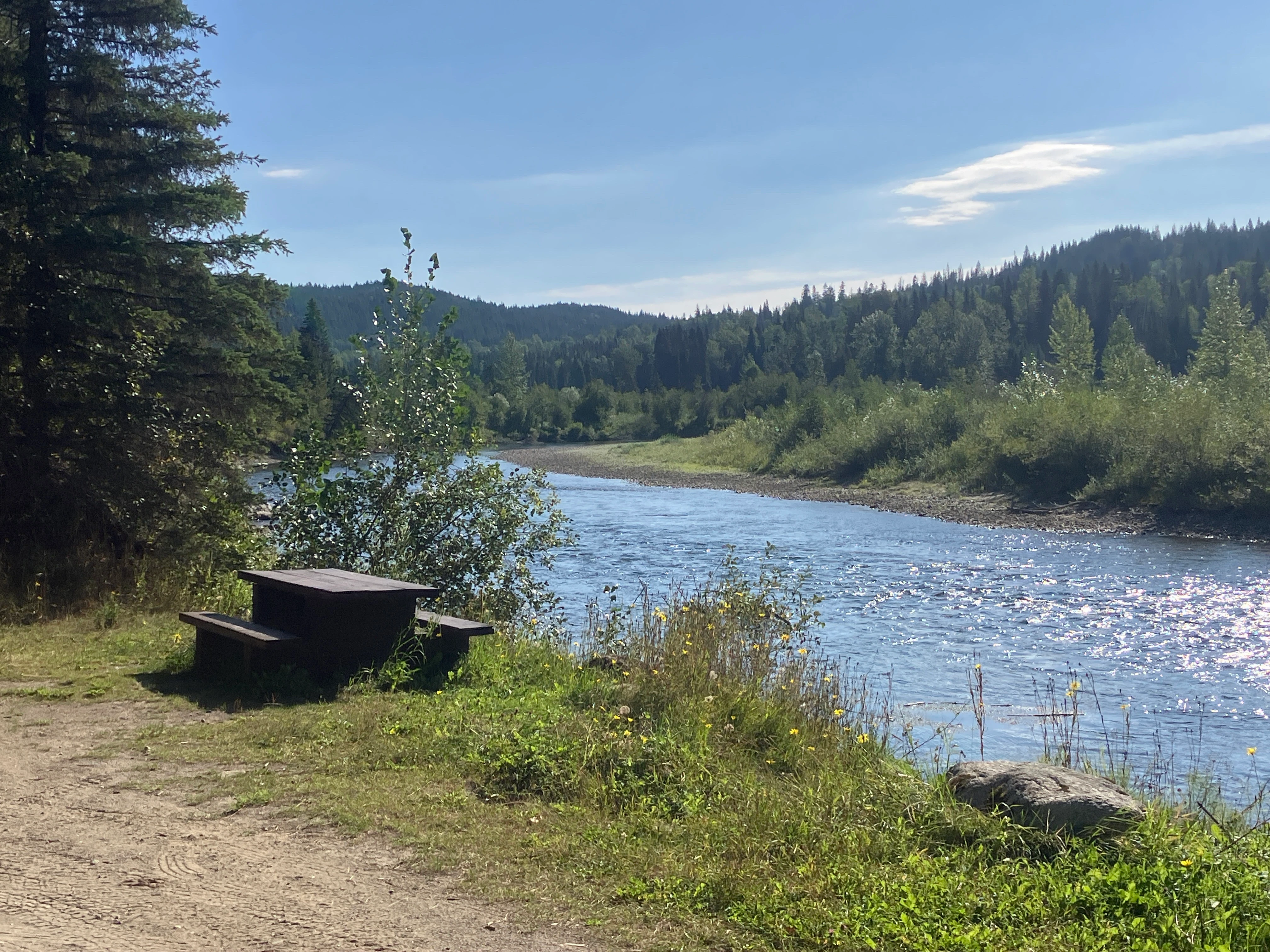Photo: Recreation Sites and Trails BC. © Province of British Columbia, licensed under the Open Government Licence – British Columbia. Horsefly River Flats, photo 3