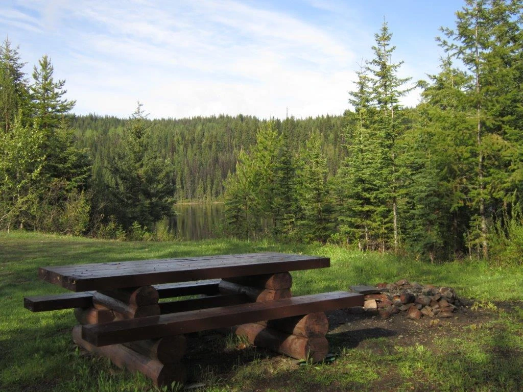 Photo: Recreation Sites and Trails BC. © Province of British Columbia, licensed under the Open Government Licence – British Columbia. No Name Lake