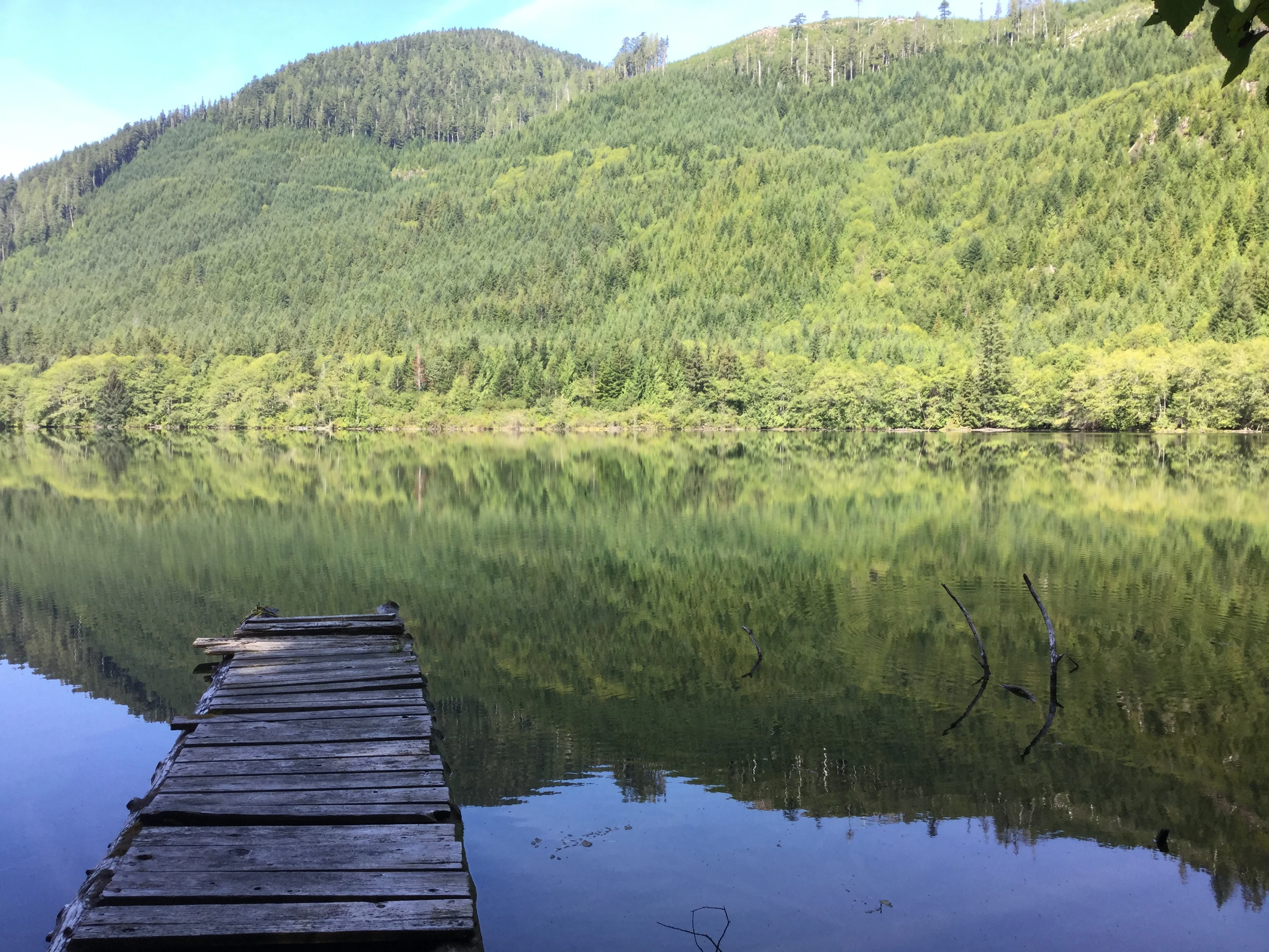 Photo: Recreation Sites and Trails BC. © Province of British Columbia, licensed under the Open Government Licence – British Columbia. Flora Lake, photo 3
