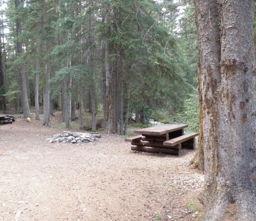 Photo: Recreation Sites and Trails BC. © Province of British Columbia, licensed under the Open Government Licence – British Columbia. Leon Creek