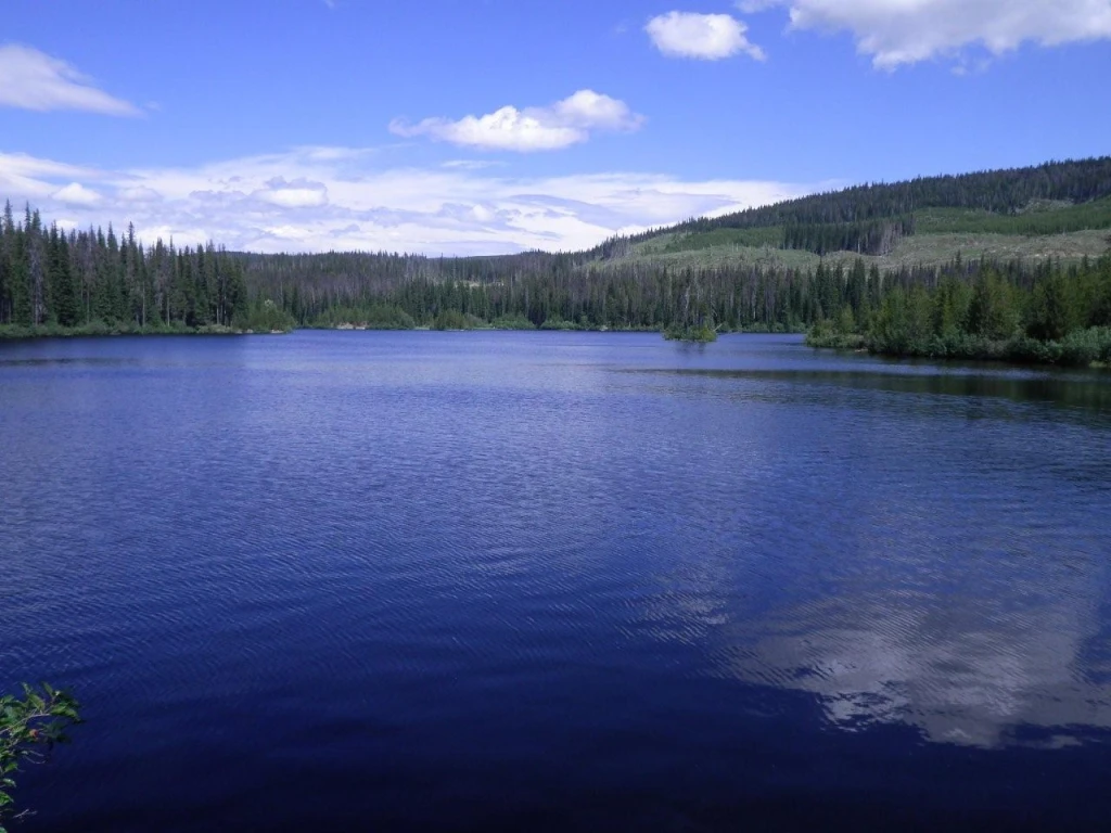 Photo: Recreation Sites and Trails BC. © Province of British Columbia, licensed under the Open Government Licence – British Columbia. Islaht Lake, photo 4