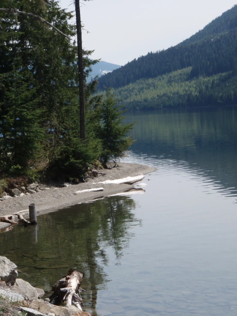 Photo: Recreation Sites and Trails BC. © Province of British Columbia, licensed under the Open Government Licence – British Columbia. Carnes Creek, photo 4