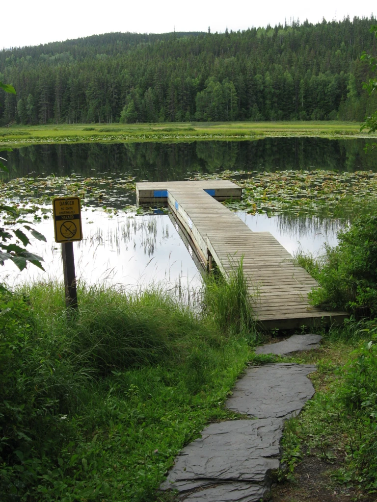 Photo: Recreation Sites and Trails BC. © Province of British Columbia, licensed under the Open Government Licence – British Columbia. Bonus Lake, photo 2