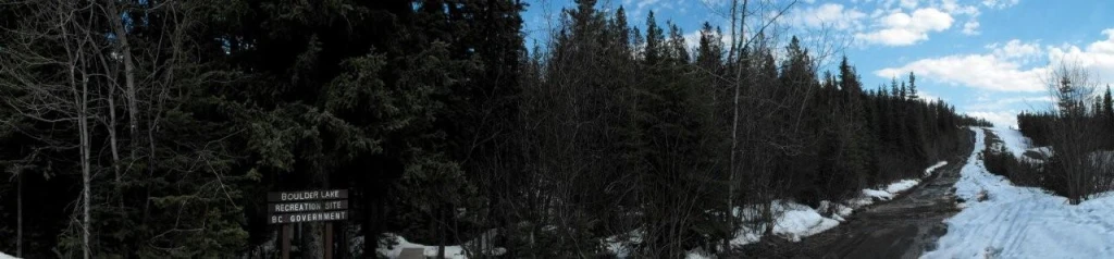 Photo: Recreation Sites and Trails BC. © Province of British Columbia, licensed under the Open Government Licence – British Columbia. Boulder Lake, photo 1